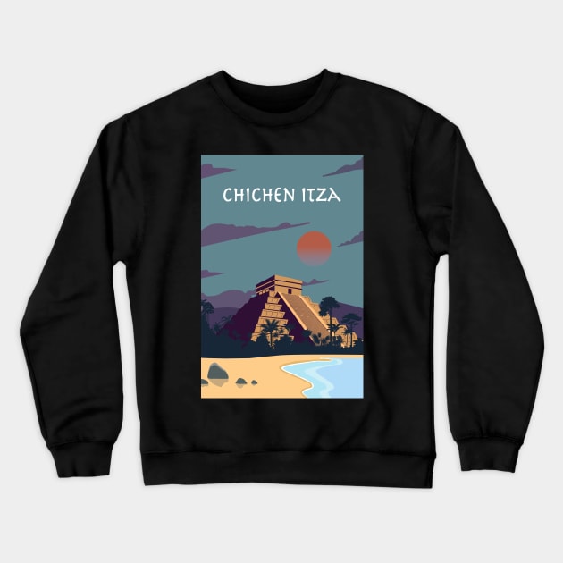 Chichén Itzá Crewneck Sweatshirt by Jenex